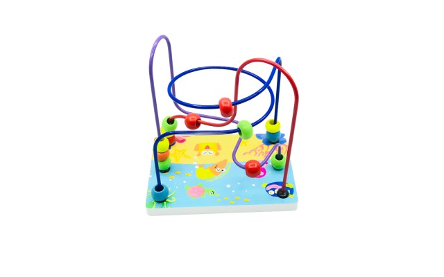  Educational Games Coil Spring Circles The Bead Colorful Roller Coaster Game for Babies, Toddlers, Kindergarten & Pre-K