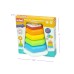  Hexagonal Rattle Ring Stacking Toy for Education Fun and Homeschooling of Babies, Toddlers, Pre-k and Kindergarten