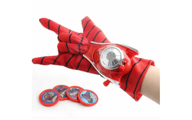  Kids Superhero Magic Gloves with Wrist Ejection Launcher