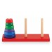 The Season Toys Towers of Hanoi Natural Wooden Toy for Skill Development, Pre-School Education and Homeschooling of Toddlers, Pre-K and Kindergarten Children
