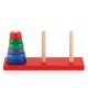 The Season Toys Towers of Hanoi Natural Wooden Toy for Skill Development, Pre-School Education and Homeschooling of Toddlers, Pre-K and Kindergarten Children