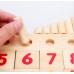  Wooden Montessori Math Board – Cognitive Development Education Aids for Kindergarten and Homeschooling Preschoolers and Pre-K Toddlers and Children