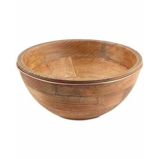  Urban Farm Wooden Salad Bowl, Weathered Wood