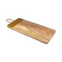 Thirstystone Wood Board with Copper Finish (Brown)