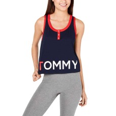 Tommy Hilfiger Logo Lounge Tank Top (Navy, L)