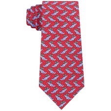 Tommy Hilfiger Men’s Assorted Slim Holiday Silk Ties (Red)