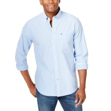 Tommy Hilfiger Men's Big & Tall Long-Sleeve Twain Check Shirts