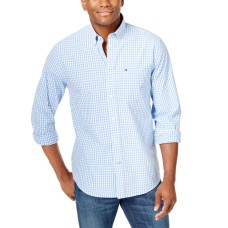 Tommy Hilfiger Men's Big & Tall Long-Sleeve Twain Check Shirts