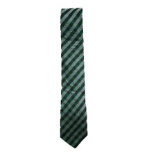 Tommy Hilfiger Men’s Classic Ground Plaid Silk Tie (Green)