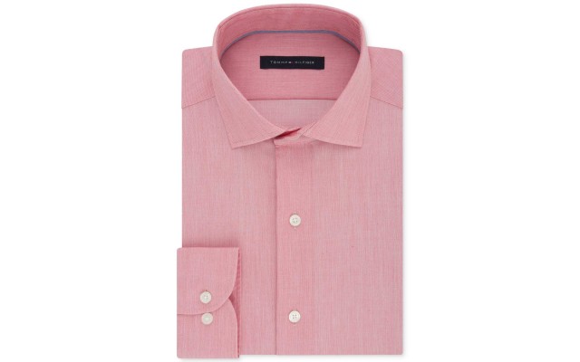  Men’s Classic/Regular Fit Non-Iron Performance Stretch Solid Dress Shirt