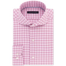 Tommy Hilfiger Men’s Classic/Regular Fit Non-Iron Stretch Check Dress Shirts