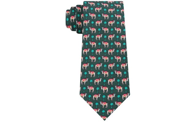  Men’s Classic Santa Camel Silk Ties