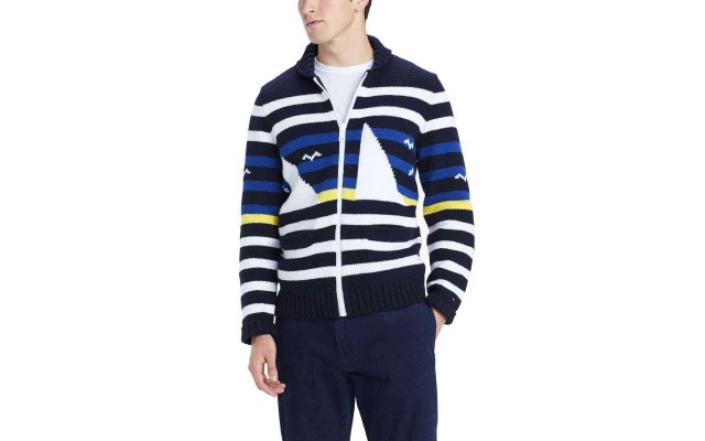 Men’s Coastal Striped Sweater