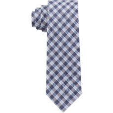 Tommy Hilfiger Men’s Mini Gingham Slim Silk Ties
