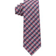 Tommy Hilfiger Men’s Mini Gingham Slim Silk Ties