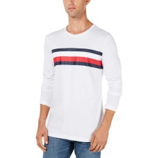 Tommy Hilfiger Men’s Modern Essentials Logo Stripe T-Shirt