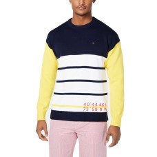 Tommy Hilfiger Men’s Multi Colored Saltwater Sweater Top