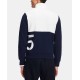  Men’s Portofino Colorblocked Sweatshirt (White, XL)