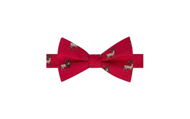  Mens Reindeer Bow Tie (Red)