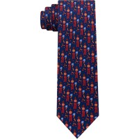 Tommy Hilfiger Men’s Slim Firecracker Silk Tie (Red)