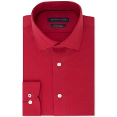 Tommy Hilfiger Men’s Slim-Fit Flex Performance Stretch Non-Iron Check Dress Shirt