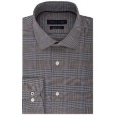 Tommy Hilfiger Men’s Slim-Fit Flex Performance Stretch Non-Iron Check Dress Shirt