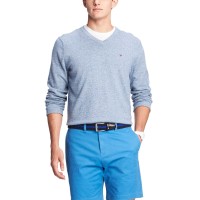 Tommy Hilfiger Men's Solid V-Neck Sweaters
