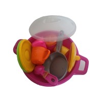 Toy Pot Set for Imaginary Kitchen Cooking and Serving Games, Baby Chefs, Make Pretend Games for Preschoolers, Kindergarten and Pre-K Play and Learn