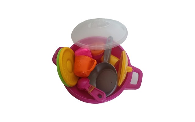 Toy Pot Set for Imaginary Kitchen Cooking and Serving Games, Baby Chefs, Make Pretend Games for Preschoolers, Kindergarten and Pre-K Play and Learn