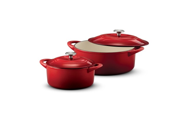  2 Pack Cast Iron Dutch Ovens