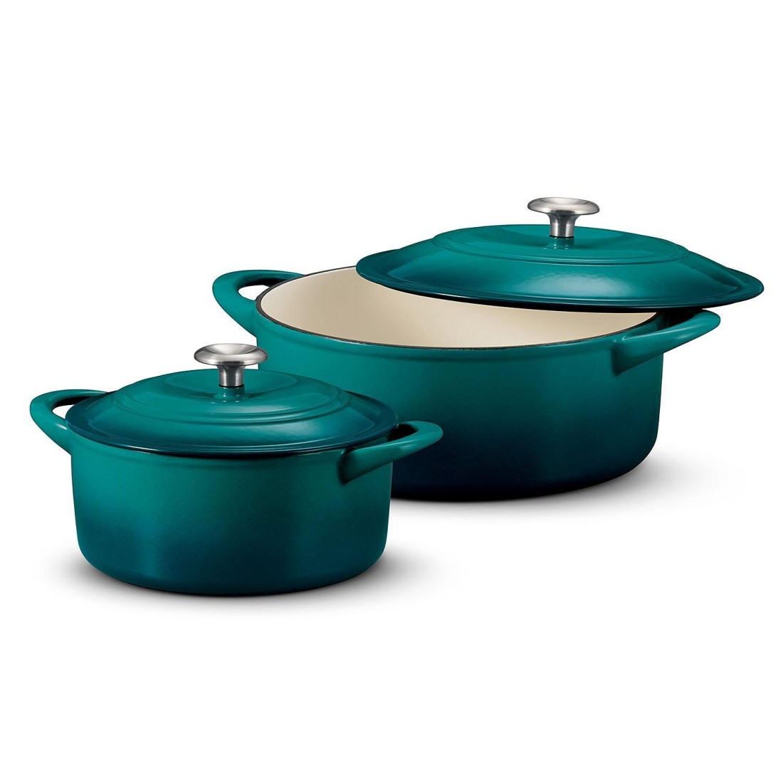 Tramontina 2 Pack Cast Iron Dutch Ovens