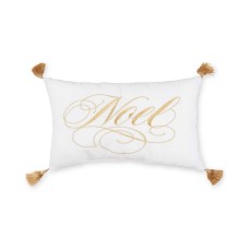 Trans Pac Joy To The World Noel Decorative Pillow