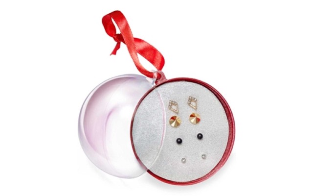 Tri-Tone Stud Earring 4-Pc. Gift Set