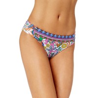Trina Turk Women's Botanical Shirred Side Bikini Bottom