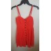 Trixxi Junior Spagetti Strap Dress Color: Coral Size: S