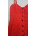Trixxi Junior Spagetti Strap Dress Color: Coral Size: S