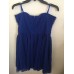  Juniors Jeweled Cutout Fit and Cobalt Silver (Blue, 13)