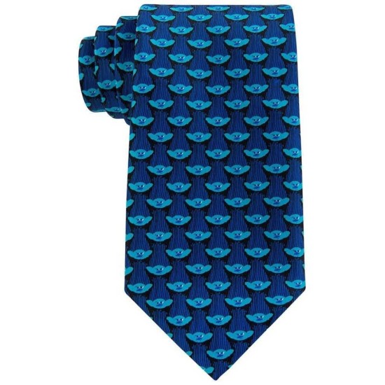 Trolls  Mens All Over Branch Necktie Classic Blue