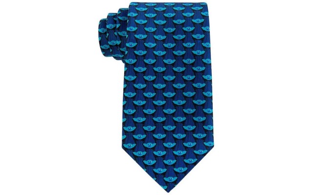Trolls  Mens All Over Branch Necktie Classic Blue