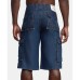  Men’s Cargo Denim Shorts (Dark Blue, 29)