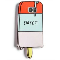 Twelve NYC Ice Cream Silicone Gel Phone Case For Samsung Galaxy S7 (Multi-Color)