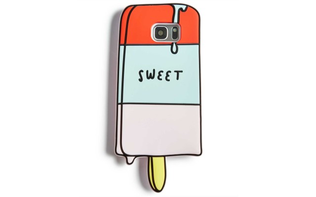  Ice Cream Silicone Gel Phone Case For Samsung Galaxy S7 (Multi-Color)
