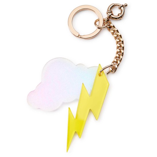  Women's Lightning Keychains, Lightning Bolt