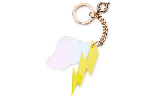  Women's Lightning Keychains, Lightning Bolt