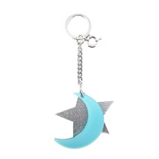 Twelve NYC Women's Lightning KeychainsStar &amp; Moon