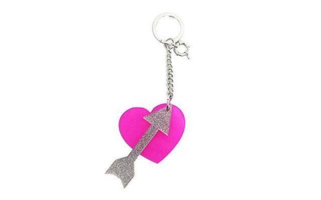  Women's Lightning Keychains, Heart &amp; Arrow