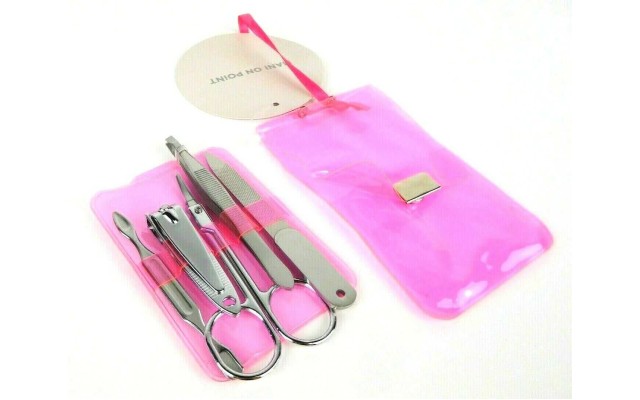 Twelvenyc Mani On Point Clippers File Tweezers 5 Piece Nail Set