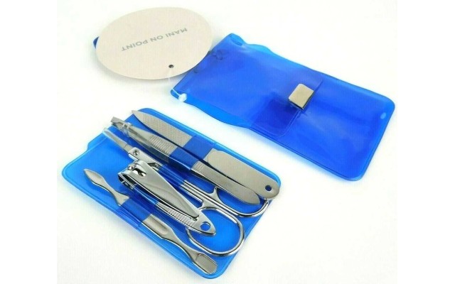 Twelvenyc Mani On Point Clippers File Tweezers 5 Piece Nail Set