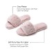  Women’s Cross Band Soft Plush Fluffy Furry Fleece House Indoor or Outdoor Ladies’ Slide Slippers