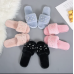  Women’s Cross Band Soft Plush Fluffy Furry Fleece House Indoor or Outdoor Ladies’ Slide Slippers